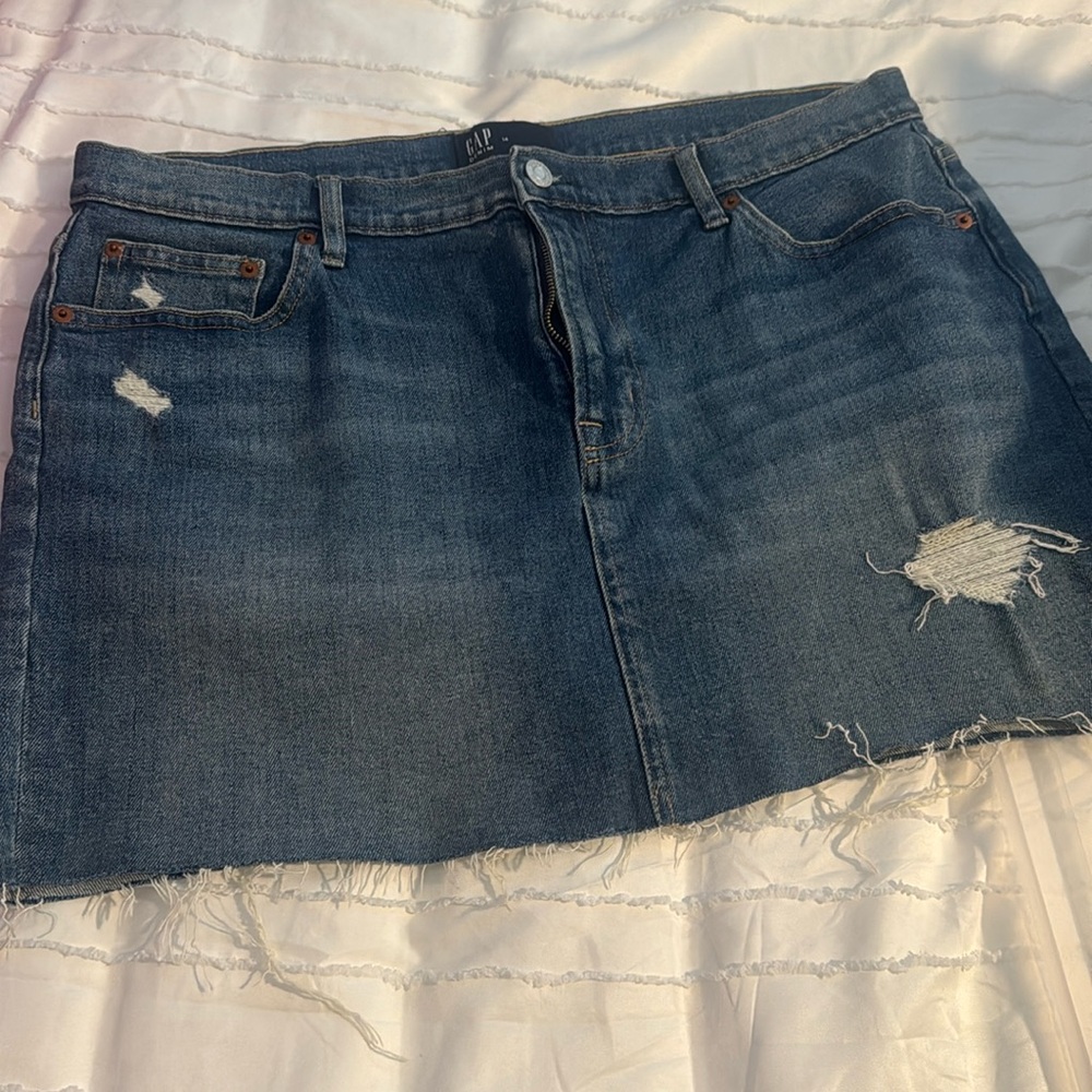 New Gap denim skirt.